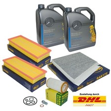 Filterpaket Mercedes Benz C219 CLS 280 300 350 500 mit 10L ORIGINAL 229.5 5W40