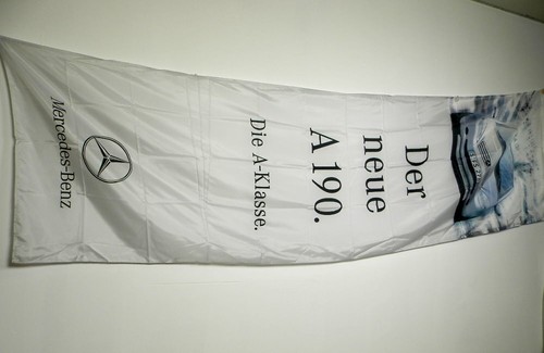 Mercedes benz hissfahne groß - mercedes,