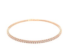 Diamantarmband "Flex" 18 cm ca. 1,90 ct Diamanten Roségold 585/ 14K