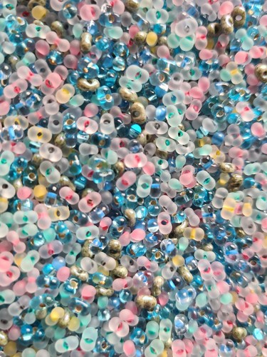 20g rocailles glasperlen mix - 20g,