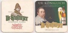 Ur-Krostitzer - alter Bierdeckel "Ur-königlich"