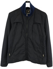 G-STAR Aerostate Overshirt Jacket Herren XL Lined Black Full Zip Mock Neck