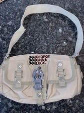 George Gina Lucy Handtasche "Lilli Putania" Beige Vintage GGL 