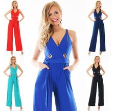 Damen Overall Jumpsuit Hose