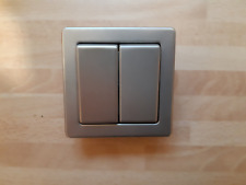 Gira Edelstahl E21 Lichtschalter Serien - Schalter ... Silber Alu mit Rahmen
