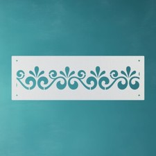 Schablone XL Bordüre Ornament Floral - LB33