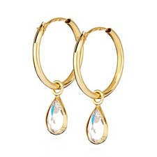 Paar 12 mm Tropfen Creolen 333