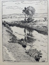 Hans von Volkmann, Radierung, 1924