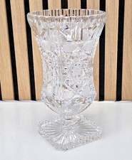 Kristallglas Vase schwer