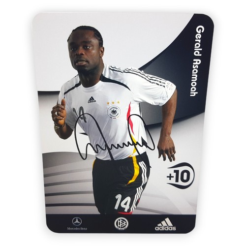 Gerald asamoah autogrammkarte - gerald,