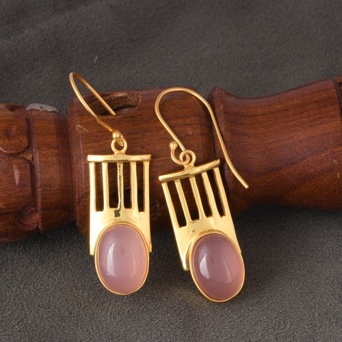 Karat vergoldet oval - oval, rose