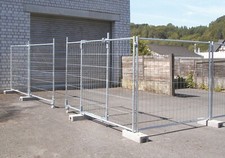 Schiebetor-Nachrüstsatz für Bauzaun/ Mobilzaun