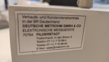 Metrohm 701 KF Titrator