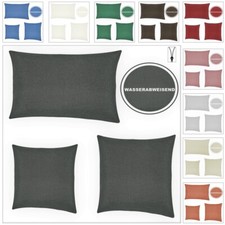 DEKOKISSEN KISSENHÜLLE KOPFKISSEN KISSENBEZUG 40x40 50x50 40x60 LEINENOPTIK UNI.