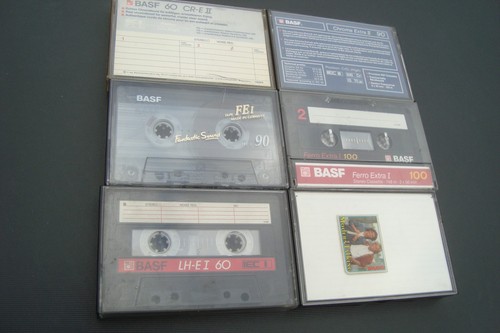 Audio leerkassetten - 6x,