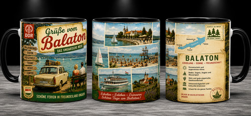 Ddr tasse balaton schwarz - ddr,
