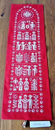 Wandbehang gestickt - wandbehang,