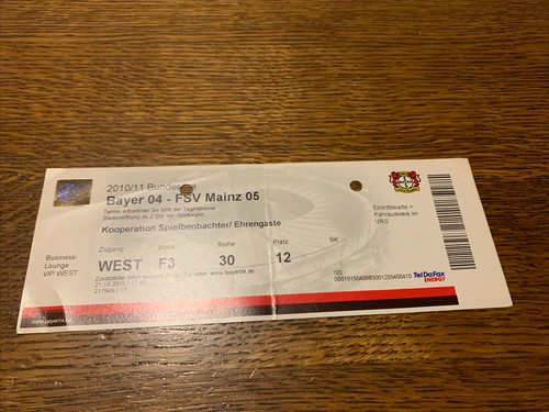 Vip sammler ticket - vip, bayer
