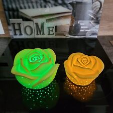 Qvc Rosen 1 Grosse & 1 Kleinere Gelb,zaubert ein Schönes Licht." Gebraucht "