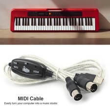 MIDI Adapter Kabel USB In Out