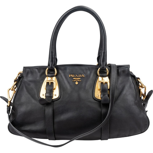 Prada black leather - prada,