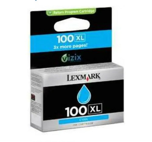 Original lexmark 100 cyan - xl,