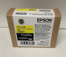 Original Epson T5804  C13T580400 Tintenpatrone Yellow Stylus Pro 3800 3880