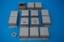 Siemens DELTA fläche IP44, AP dunkelgrau/hellgrau Schalter Steckdose zur Auswahl