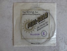 Perl-Gold,E,Saite für Mandoline,Saite für Anspruchsvolle,sehr alt und selten