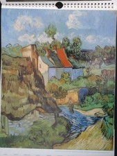 Original,   36 Jahre alter Kunst-Kalender von 1 9 8 9.   Sehr guter Zustand !