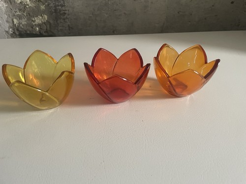 Glas teelichthalter - 3,