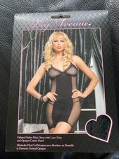 Leg Avenue Kleid schwarz Netz