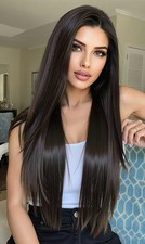 26 Zoll Lace Front Perücke mit natürlichem Aussehen, 13x6 Frontal