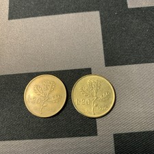 Lire italien münzen aus - 20,