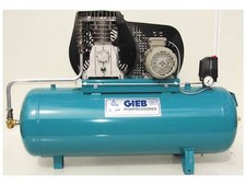Gieb Werkstatt Kompressor 600 / 150-11 liegend 11bar 3kw, 2 - Zylinder