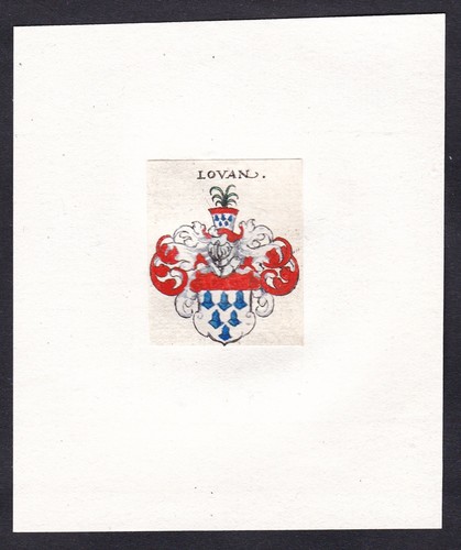 Lovan wappen coat arms - lovan,