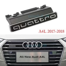 Für Audi A4L 2017-2018 Schwarz Quattro Emblem Geeignet Grilllogo Badge Auto