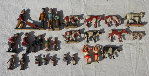Konvolut alter holz - alter, figuren