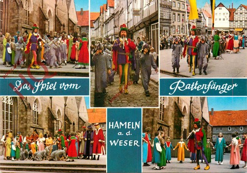Ansichtskarte hameln der - ansichtskarte-:hameln,,