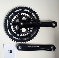 Shimano 105 Kurbelgarnitur FC-5502/5505 3-fach / 175 mm.