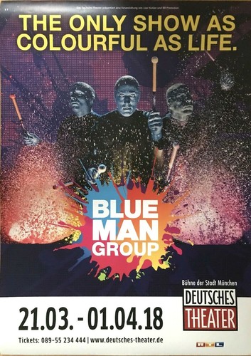 Blue man group 2018 - mÜnchen,