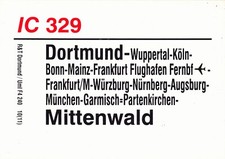 ZLS  74-75= IC 329 = Dortmund-Mittenwald