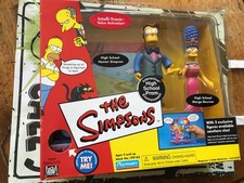 Playmates The Simpsons / Figure / Highschool Prom Marge Bouvier / Homer OVP