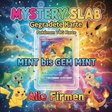 ⭐️ Pokémon TCG Mystery Slab - NUR Grade 9 bis 10! - Alle Firmen Möglich