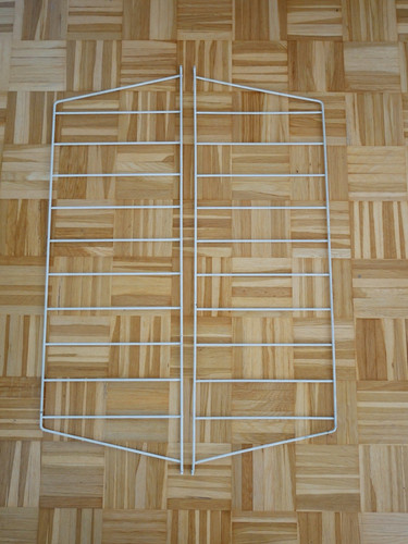 Vintage leiter seitenteil - 2x,