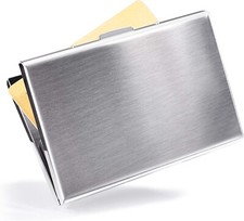 Edelstahl RFID Kreditkartenetui Kartenetui Etui Visitenkarten Geldbörse Wallet