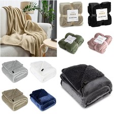 Teddy Fleece Decke Wohndecke