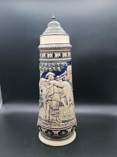 Bierkrug antik liter - bierkrug,