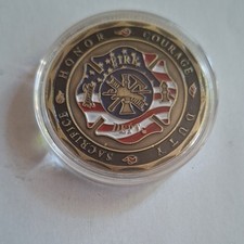Souvenir Medallie Feuerwehr USA (4)