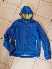 CMP ~ Softshelljacke ~ Gr.164 ~ Funktionsjacke Hybrid maritim blau Kapuze ~ TOP